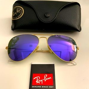Ray Ban lavender Aviators